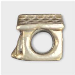 Pandora Dog House Charm Sterling Silver Red Enamel Heart ALE 925